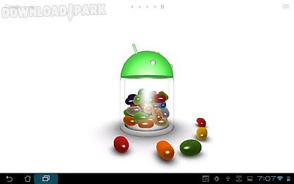 3d jelly bean live wallpaper