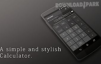 Calculator - simple & stylish