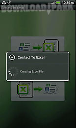 contact to excel