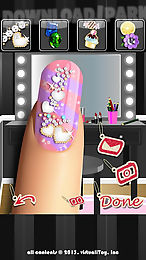 glitter nail salon: girls game