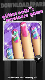 glitter nail salon: girls game