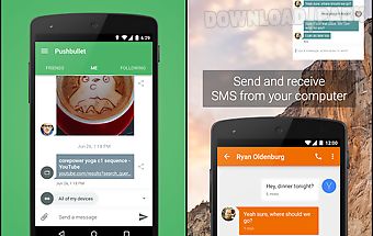 Pushbullet - sms on pc