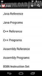 c++, java programs & reference