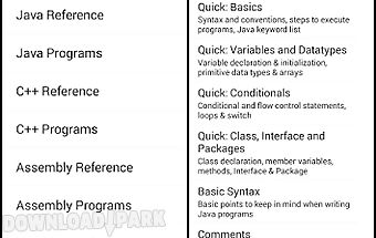 C++, java programs & reference