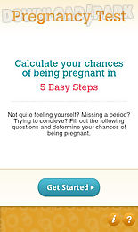 pregnancy test & symptom quiz