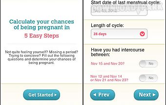 Pregnancy test & symptom quiz