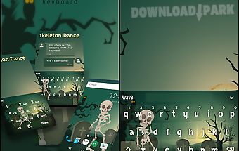 Skeleton dance keyboard