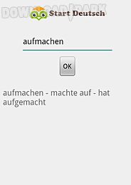 start deutsch verb