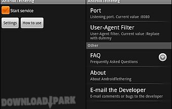 Androidtether lite