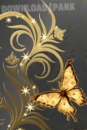 great butterfly gold live wall