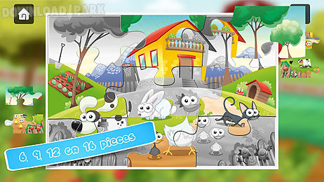 kids farm jigsaw puzzles 🐮