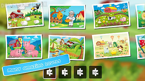 kids farm jigsaw puzzles 🐮