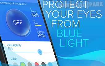 Blue light filter for eye care