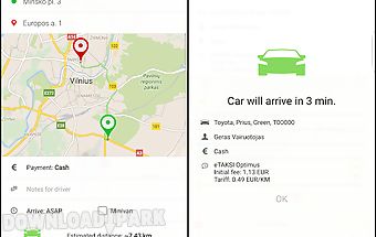 Etaksi - get taxi in lithuania
