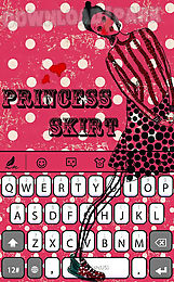 princess skirt hitap keyboard