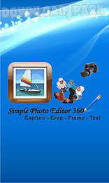 simple photo editor 360 for android