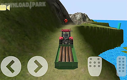 tractor driver cargo 3d