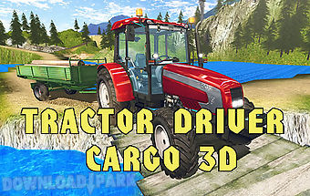 Tractor driver cargo 3d