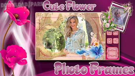 cute flower photo frames
