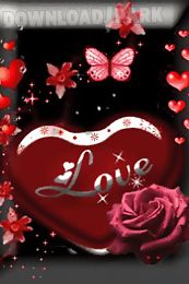 love heart red live wallpaper