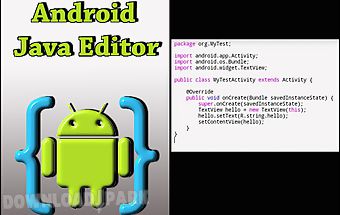 Android java editor