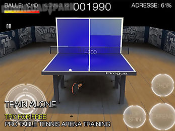 pro arena: table tennis. ping pong