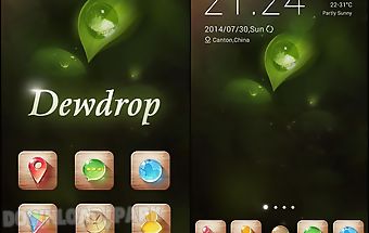 Dewdrop go launcher theme