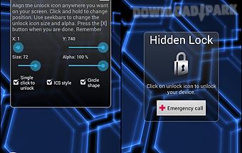 Hidden lock