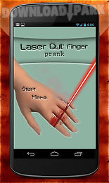 laser cut finger prank