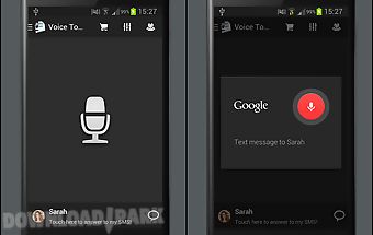 Voice to sms