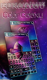 go keyboard color galaxy theme