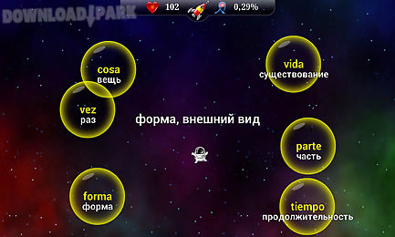 spanish words learning game for russians
