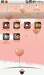 my valentine go launcher theme