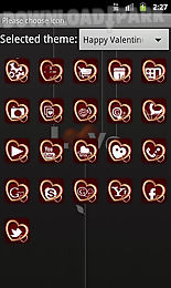 my valentine go launcher theme