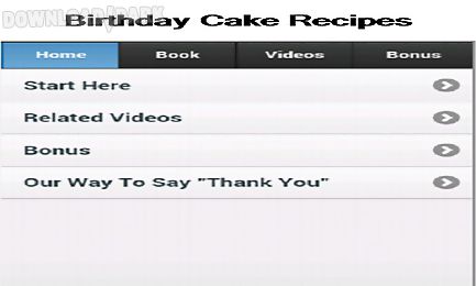 birthday cake recipes app