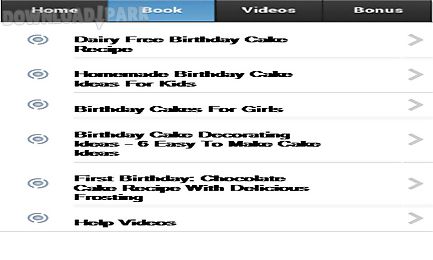 birthday cake recipes app