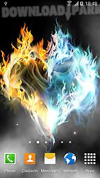 fire and ice by blackbird wallpapers