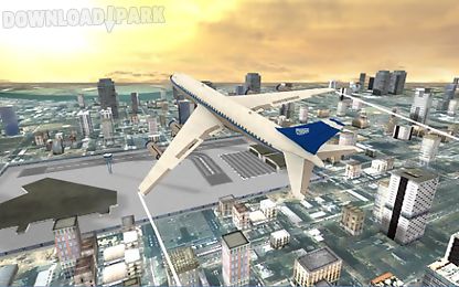 flight simulator: city plane