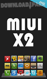 miui x2 go/apex/adw theme free