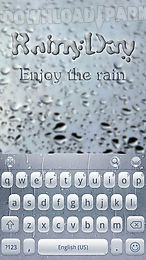 rainy day theme for keyboard