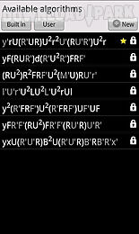 speed cube algorithms lite