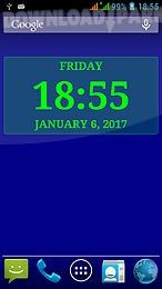 digital clock live wallpaper-7