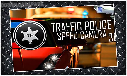 traffic police speed camera 3d