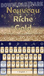 nouveau riche gold theme