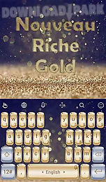 nouveau riche gold theme