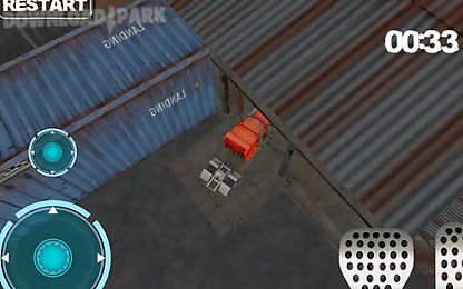 truck driver parking 3d