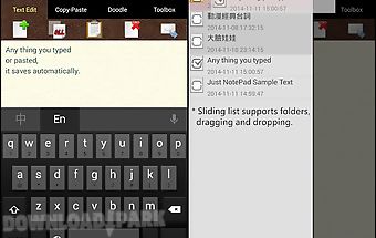 Just notepad for android