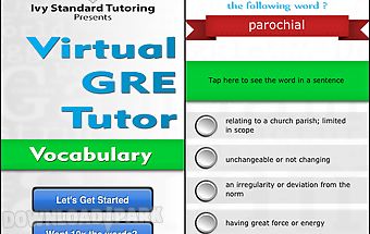 Virtual gre tutor - vocabulary