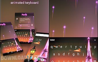 Paris animated keyboard