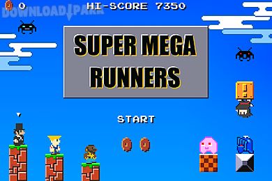 super mega runners 8-bit jump
